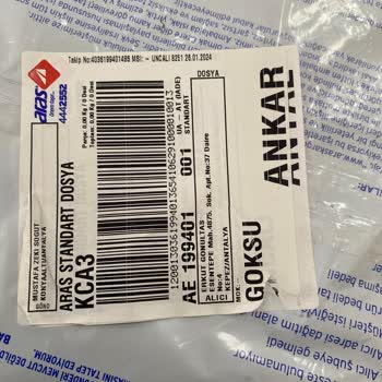 Aras Kargo'dan Kargom Teslim Edilmedi