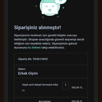 Shopier Üye Olmadan Sipariş İptali ( Gentil Butik )