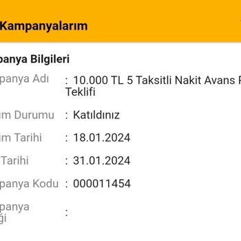 VakıfBank Faizsiz Taksitli Nakit Avans
