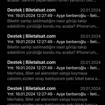 Biletalsat.com Hizmet Vermiyor, Mağdur Ediyor