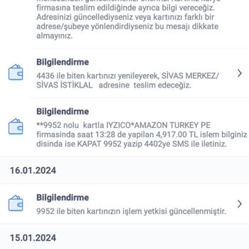 Amazon Kartımdan İzinsiz Yapılan İşlem