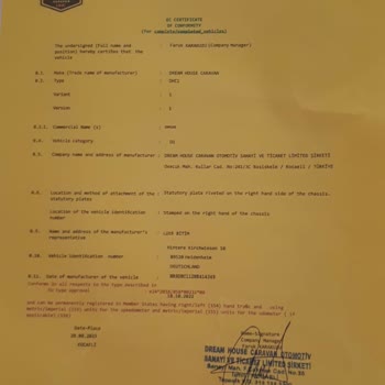 Dream House Caravan Meşhur O1 Belgesi Ve Güven