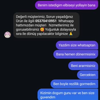 Papatya_beebe (ınstagram) Aldatıcı Ürün Ve İletişimsiz Satıcı Mağduriyeti