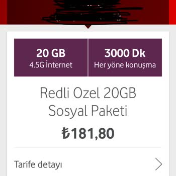 Vodafone Habersiz Tarifemi Değiştirdi