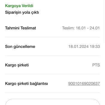 Jetizz Kargo Hala Gelmedi