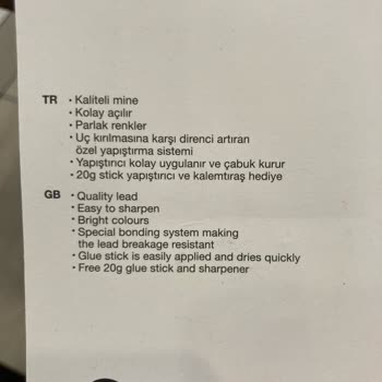 Özdilek Ev Tekstili Faber Castell Kuru Boya Hediye Eksikliği
