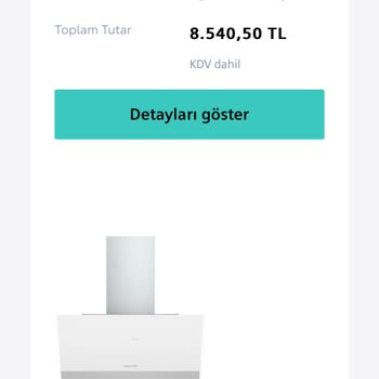 Siemens Ev Aletleri Davlumbaz Teslimi