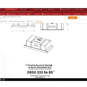 Trendyol Kumtel Aspiratör Kurulum Ücreti İsteniyor