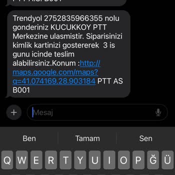 PTT Kargo Teslimat Sorunu