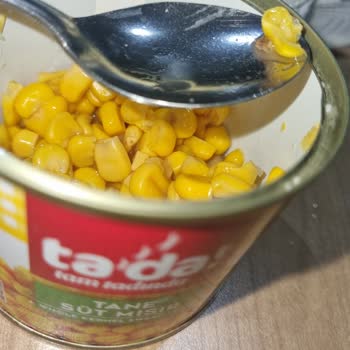 Tada! Konserve Süt Mısırında Kurtçuk Şoku!