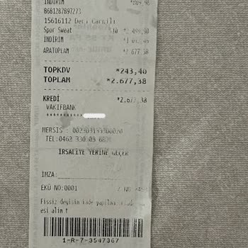 Aker Mağazacılık Pantolonda Diz İzi Olması