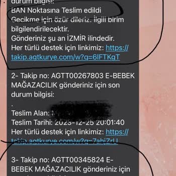 AGT Kurye (aynigunteslim.com) Teslimat Tarihinin 10 Günü Geçmesi