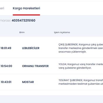 Aras Kargo Kargom Tarafıma Ulaşmadı