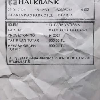 Vakıf Katılım Bankası Halkbank ATM'den Yatırılan Param Hesabıma Aktarılmadı