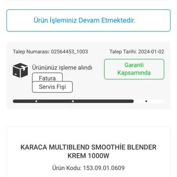 Karaca Züccaciye Kusurlu Ürünün Değişimini Yapmıyor
