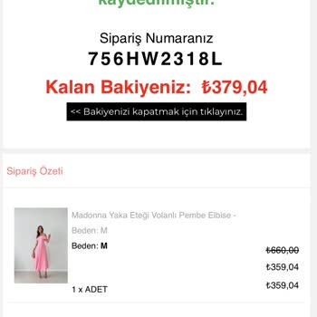 By Zehra Türk Siparişimde Beden Sorunu Ve İade Problemi!