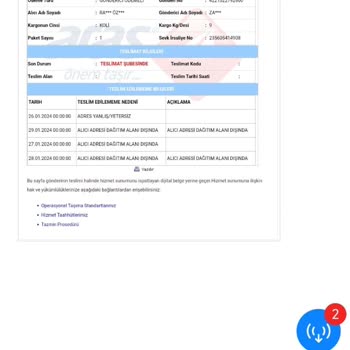 Aras Kargo Teslimat Hatası Ve Sorumsuzluğu!