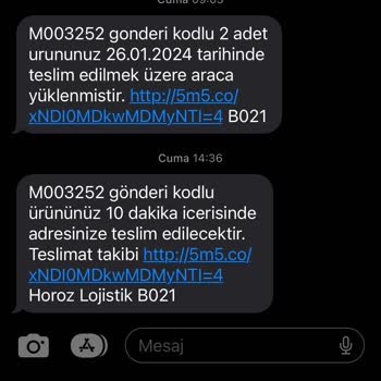 Horoz Lojistik Başarısız Çalışma Ve Teslimat.