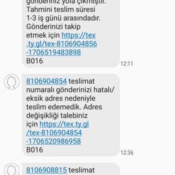 Trendyol Kendilerinden Kaynaklı Hatalı Adres Gönderimi Ve İade Başlatılması