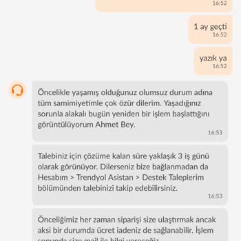 Trendyol Ve Doğanlar Grup Şikayetçiyim