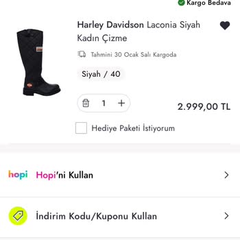 Boyner İndirim Kodu Hatası