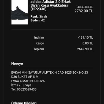 Sporjinal İlgilenen Yok Kargom Gelmedi