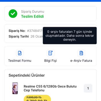Realme Ayıplı Ürün Kusurlu
