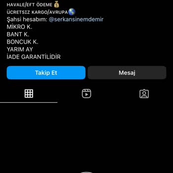 Pragatoptansac (Instagram) Her Taraftan Engelledi