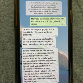 Dr. Balta Health & Beauty Dr. Balta Health Beauty Güzellik Merkezi Paramı İade Etmiyor