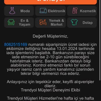 Trendyolmilla İademi 29 Gündür Yatırmadı