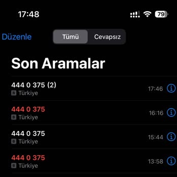 444 0 375 Sürekli Arıyor