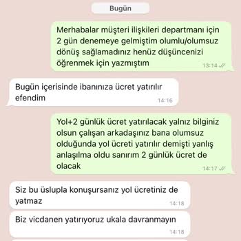 Şehrimoda Butik Paramı Vermiyor