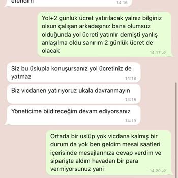 Şehrimoda Butik Paramı Vermiyor