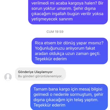 Ela Bandana Sosyal Medya Üzerinden Gönderilmeyen Ürün Ve İletişim Problemi