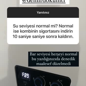 DemirDöküm Yeni Kombide F89 Hatası Ve Servis Mağduriyeti