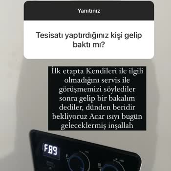 DemirDöküm Yeni Kombide F89 Hatası Ve Servis Mağduriyeti