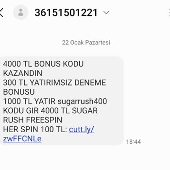 Betine.com Dan Farklı Numaralardan Gelen İstenmeyen SMS'ler