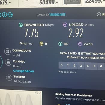 TurkNet E İnanıp İnternet Bağlattım Yavaşlık Çok Kötü