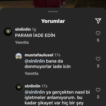 Charmé Butik Para İadesi Yapılmıyor