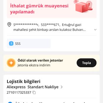 Aliexpress Kargo Gümrük Sorunu