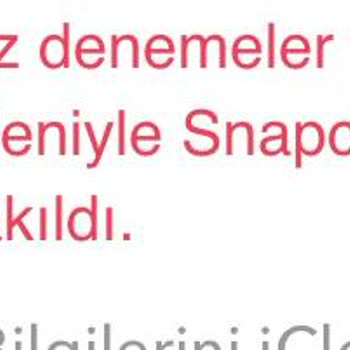 Snapchat Ss06 Hatası Alıyorum