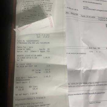 Media Markt Yanlış Bilgi Verdiler