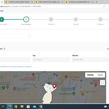 Sahibinden.com Adres Değişikliğine İzin Vermiyor