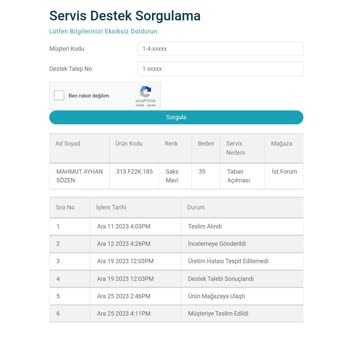 Vicco Tabanı Düşen 2 Aylık Ayakkabıyı Tamir Etmedi.