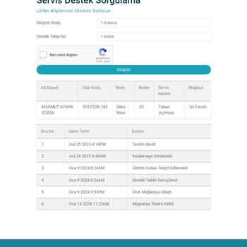 Vicco Tabanı Düşen 2 Aylık Ayakkabıyı Tamir Etmedi.