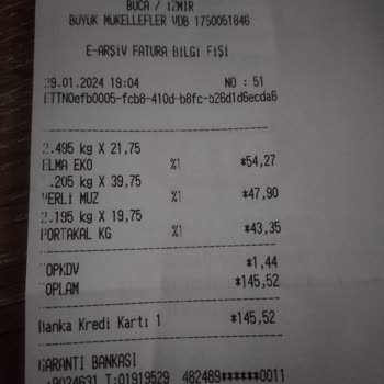 BİM Market Alınan Portakal Fiyat Farkı