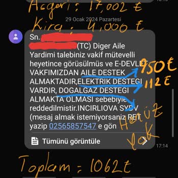 Aile ve Sosyal Hizmetler Bakanlığı Sosyal Yardımlaşma'nın Uygun Gördüğü Komik Rakamlar