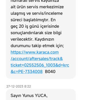 Karaca Züccaciye Karaca Para İadesi Vermemesi