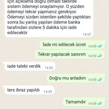 TÜRSAB Sapanca Ve K********'da Rezervasyon Sorunları Ve İade Talepleri