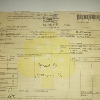 İhlas Ev Aletleri Cebilon Su Arıtma Cihazı Değişim Talebi